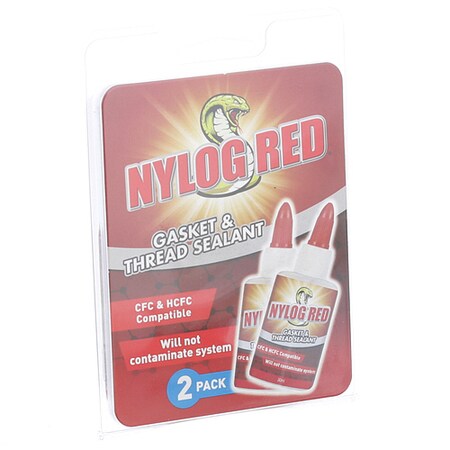 Refrigeration Technologies Gasket & Thread Sealant Nylog Red Pk RT200RP